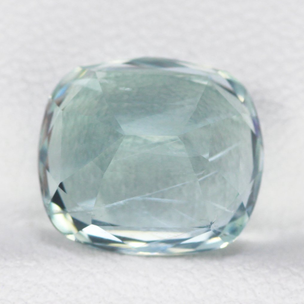 χωρίς τιμή ασφαλείας - 1 pcs Μπλε Ακουαμαρίνης - 5.16 ct - Διεθνής Ένωση Έγχρωμων Πολύτιμων Λίθων (ICA GemLab) - AAA Fine Cut #1.0