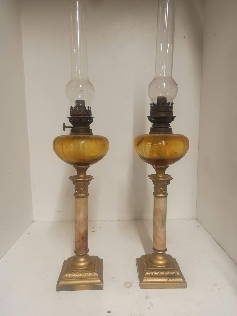 油燈 (2) - 大理石、水晶、玻璃、金属、青铜…… #1.0