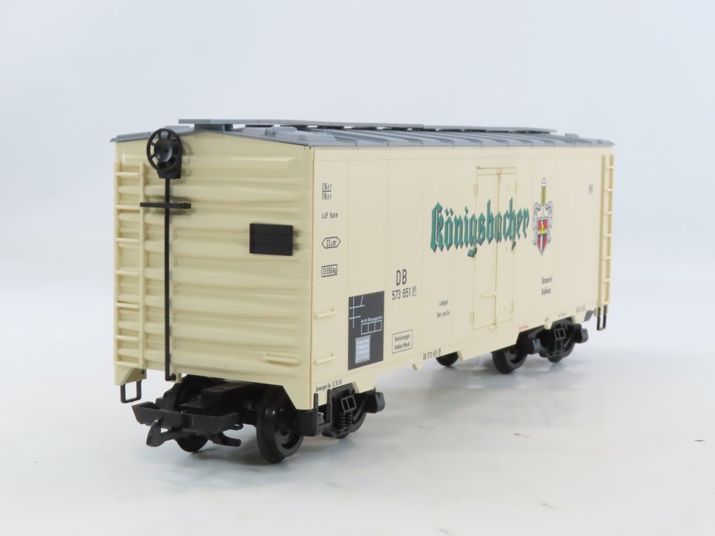 Piko G - 37806 - 模型貨運火車 (1) - 四轮啤酒/冷藏车“Königsbacher” - DB #1.0