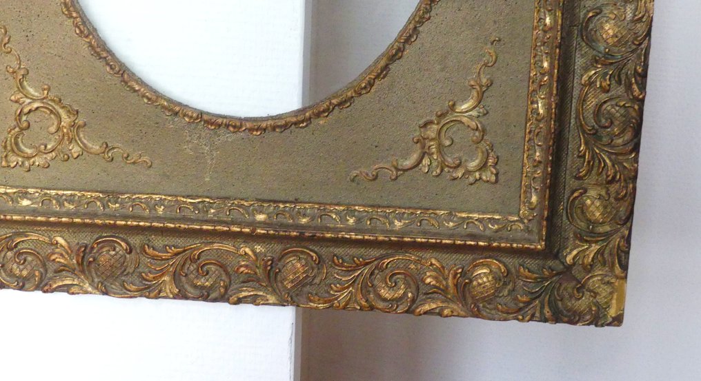Frame - Wood, and gilded stucco style Louis XV #4.3