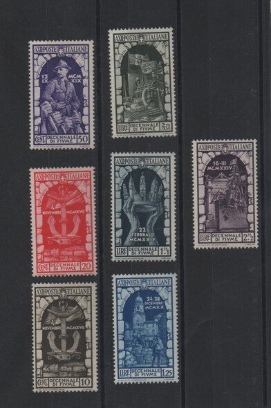 意大利 1932/1946 - 4个王国时期(1932-1941)的完整系列,以及一个共和国系列(1946)。 - Sassone A26/31 S68 S1512 S98 S131 #3.2