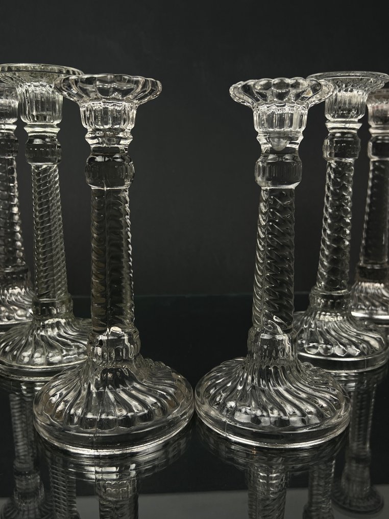 Durover - 烛台 艺术装饰风格的竹制 (6) - 玻璃 - 竹子扭 #2.1