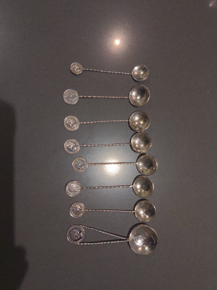 Cucchiaino da tè (8) - gulden - Argento - Cucchiaini d'argento #1.0