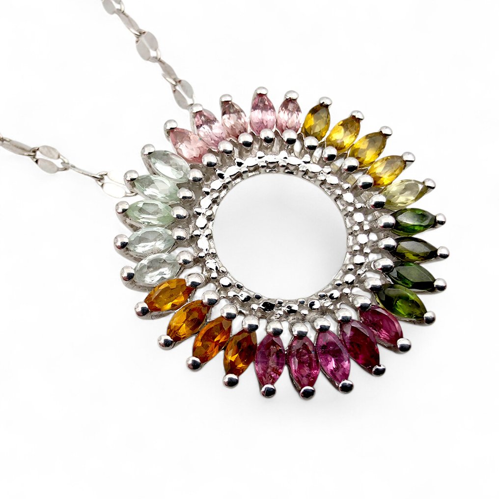 Fără preț de rezervă - Colier Argint - (Certified) #2.1