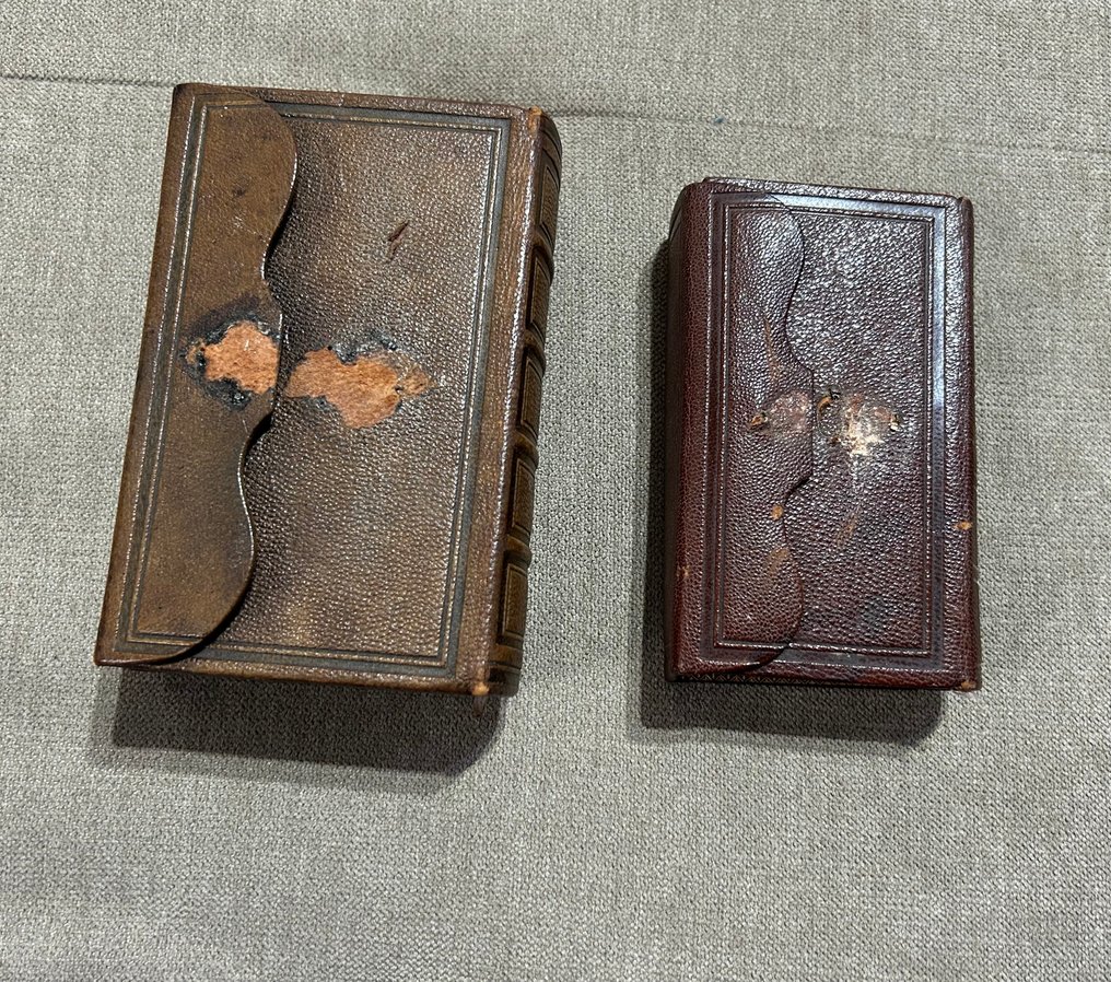 J. Brandy and son  /  Johannes Endchede [set of 2 bibles] - 1884 #1.0