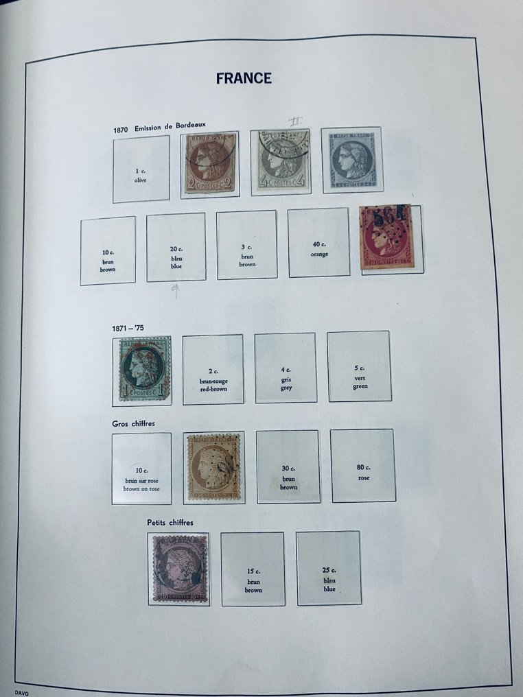 France 1849/1982 - Extensive France Collection in Davo Album #3.2