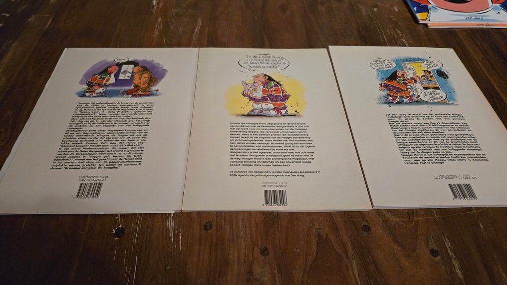 Haagse Harry O t/m 4 - 2 opdrachttekeningen - 5 Album - First edition/reprint - 1994/2005 #4.3