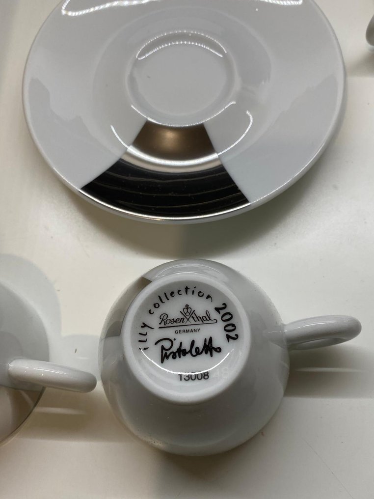 Rosenthal, Illy - Michelangelo Pistoletto - Coffee set (6) - Michelangelo Pistoletto - Porcelain #3.2