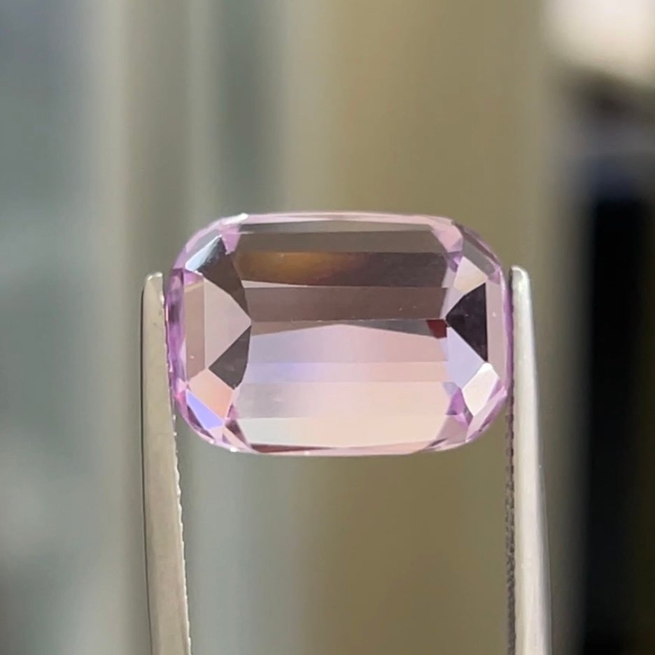 没有保留价 - 1 pcs 粉色, 紫色 锂辉石 - 20.55 ct - 国际有色宝石协会(ICA GemLab) - AAA 精细切割 未加热 #1.0