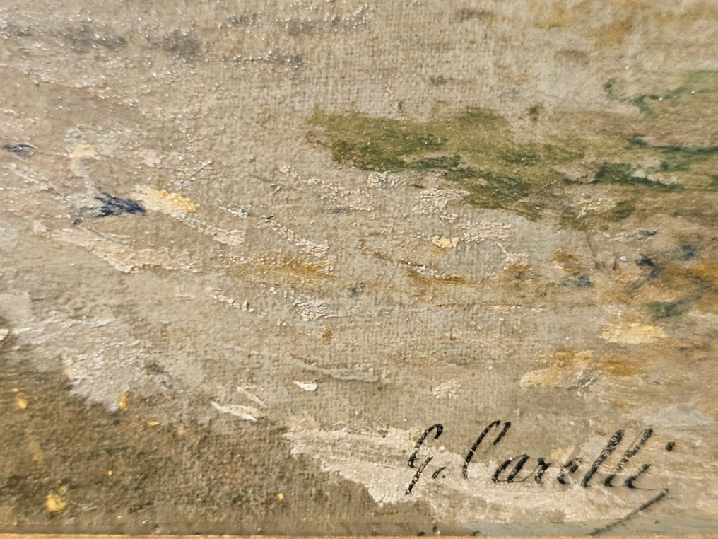 Giuseppe Carelli (1858-1921) - Scorcio di Maiori #3.2