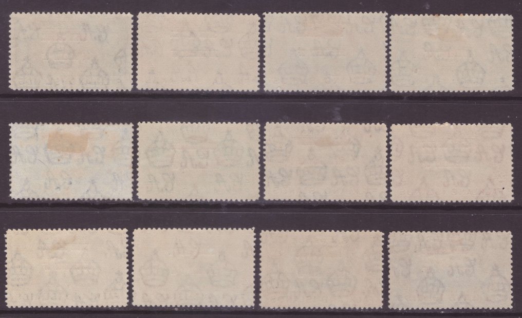 British Commonwealth 1884/1954 - Falkland Islands and Gold Coast stock set - Stanley Gibbons #3.2