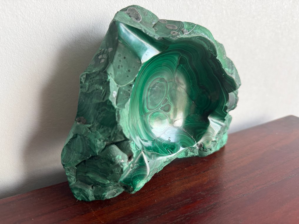 Malachite Forma libera - Altezza: 6 cm - Larghezza: 16 cm- 2 kg - (1) #1.0