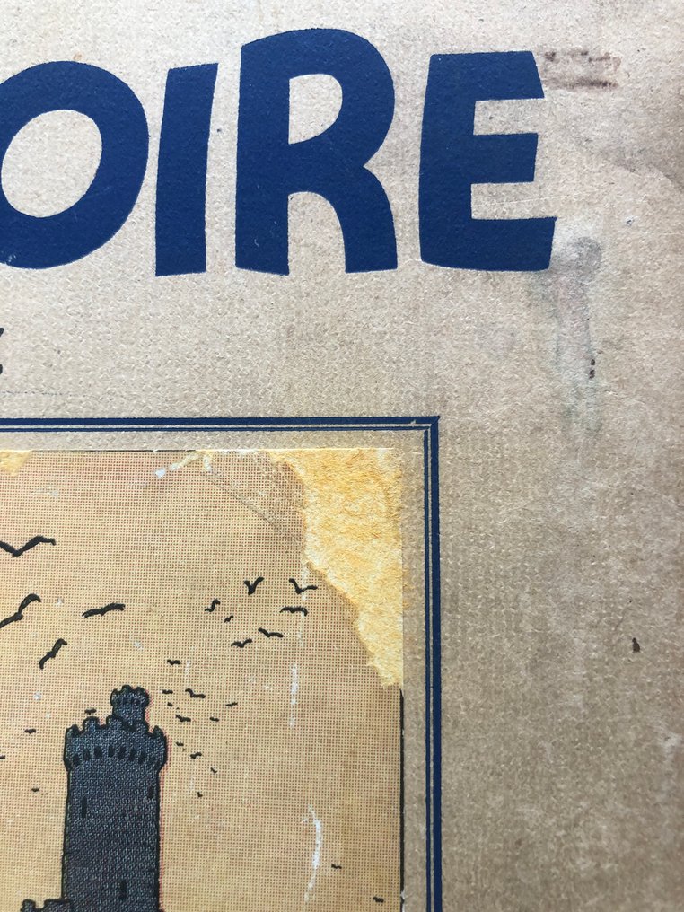 Tintin T7 - L'ile noir (A5) - petite image - N&B - 1 Álbum (restaurado) - Primeira edição - 1938 #4.3