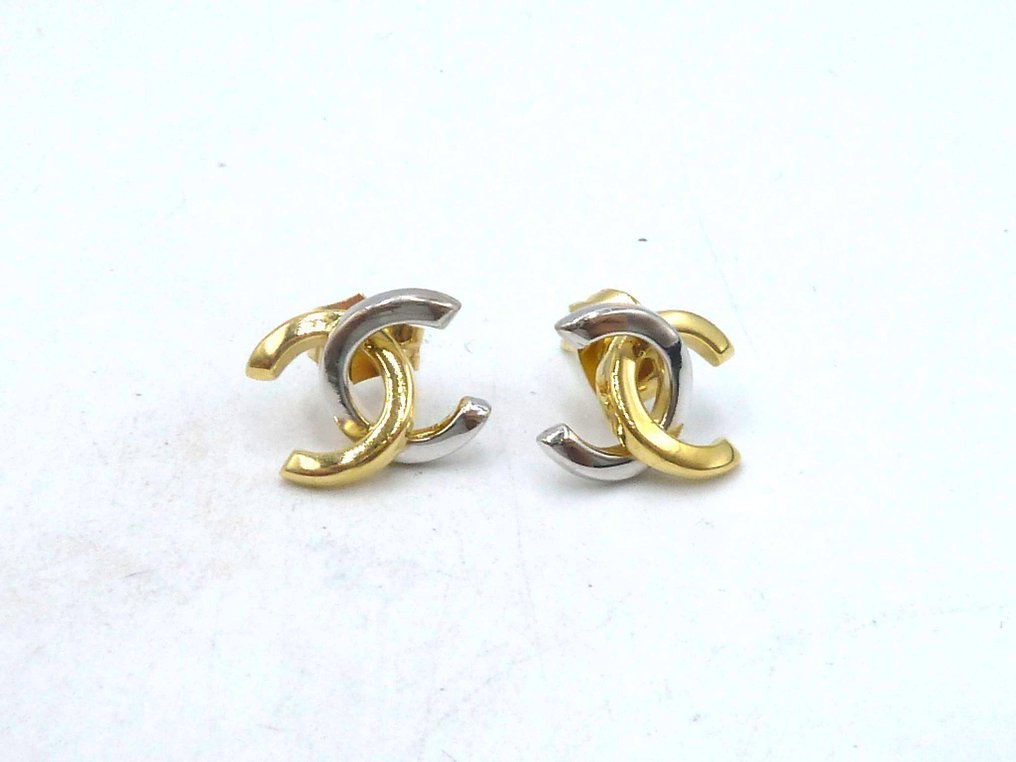 Ingen mindstepris - Øreringe - 18 kraat Gulguld, Hvidguld #1.0