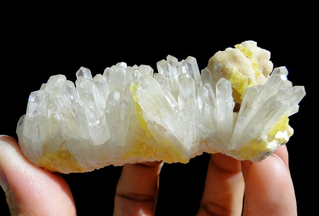 Celestina Cristal de aglomerado com enxofre amarelo! - sem preço de reserva!- 174 g #4.3