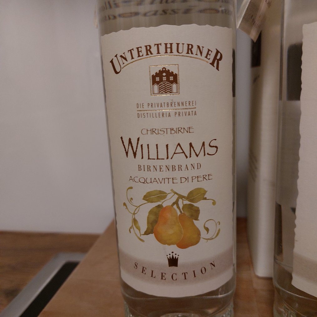 Unterthurner - Williamsbrand, Waldler Himbeer & Walnuss Haselnuss - b. 2000s - 0,5 L - 4 botellas #1.0