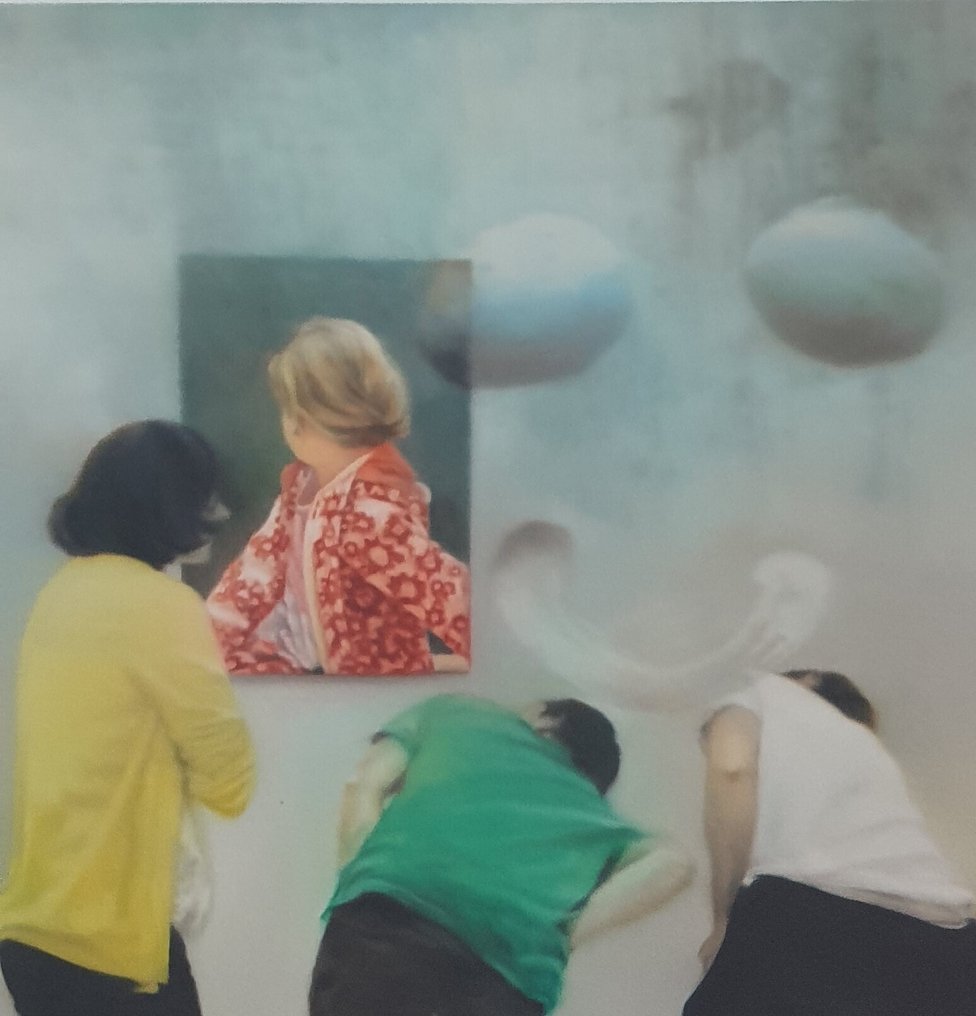 Signed; Karin Kneffel - Im Bild - In the Picture & invitation card (signed from Karin Kneffel) - 2008 #1.0