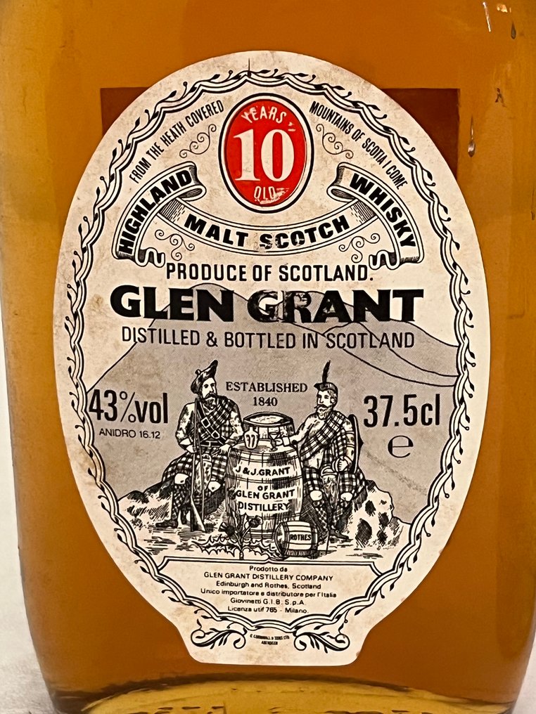 Glen Grant - 10yo, 1980 5yo & 1981 5yo - 75 cl, 37,5 cl - 3 botellas #1.0