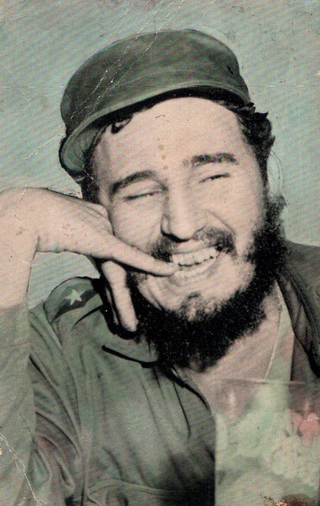 Naranjo Studios - Fidel Castro Cuban Commander Close Up Lovely Cute Pose Portrait, 1959 #2.1