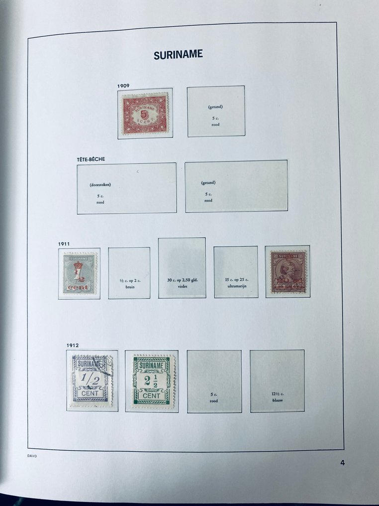 Suriname - Suriname Collection in Davo Album #4.3