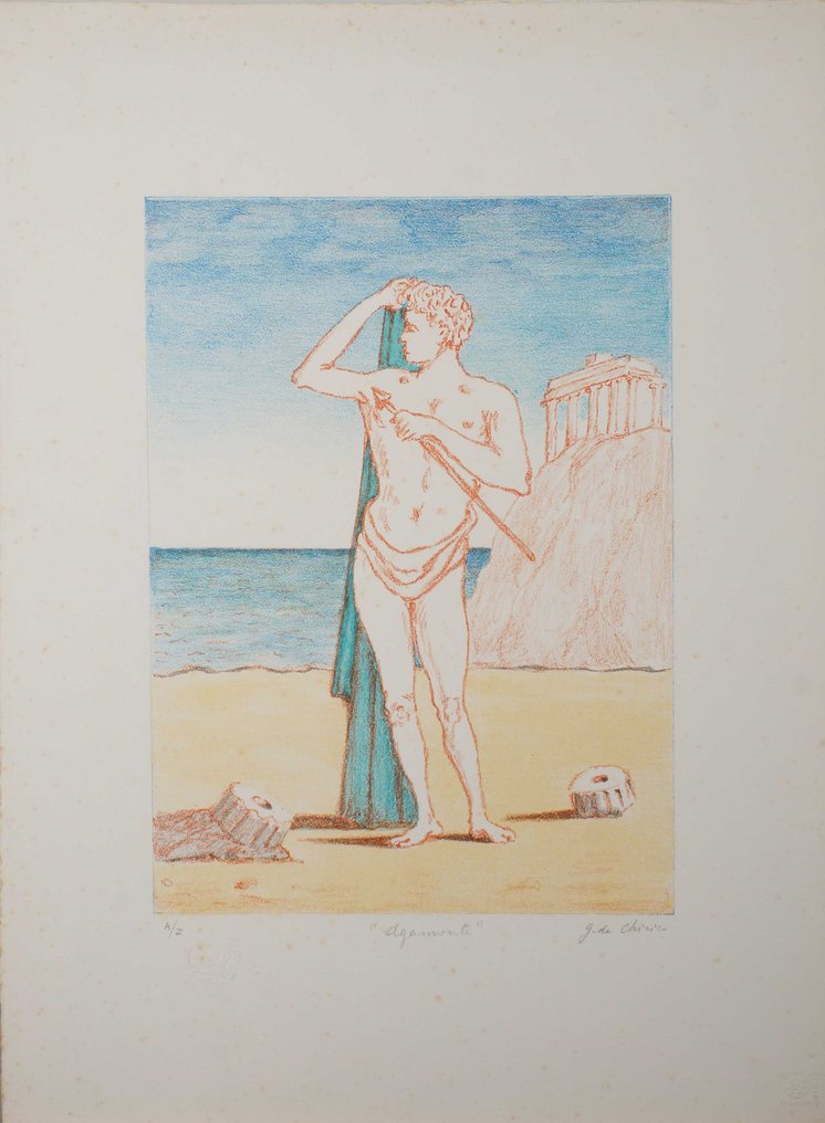 Giorgio De Chirico (1888-1978) - Agamonte (Prima versione) #1.0