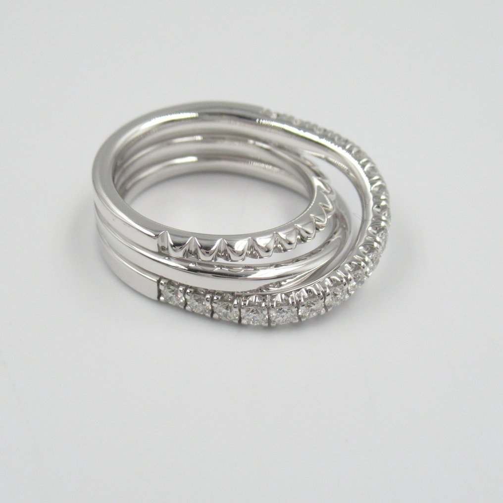 Cartier - Gyűrű - 18 kt. Fehér arany - Gyémánt #4.3