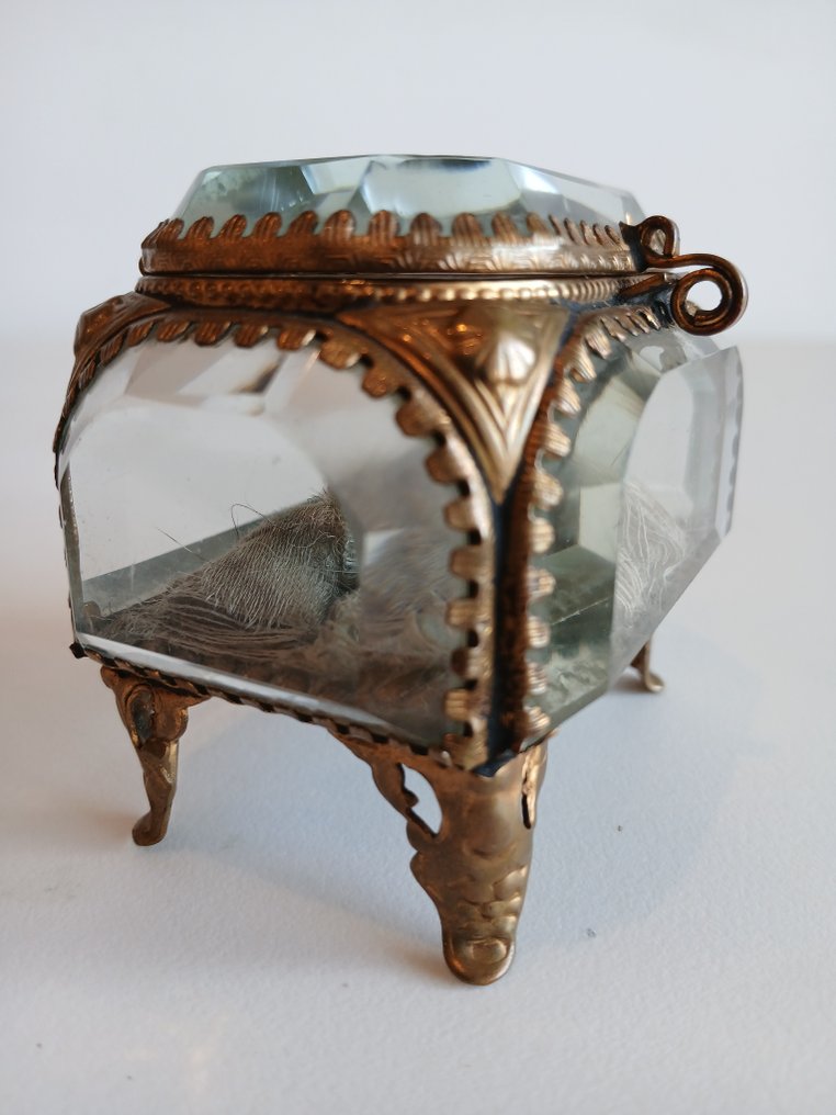 No reserve price! - Smykkeskrin (2) - Messing, Glas - Napoleão III XIX #2.1