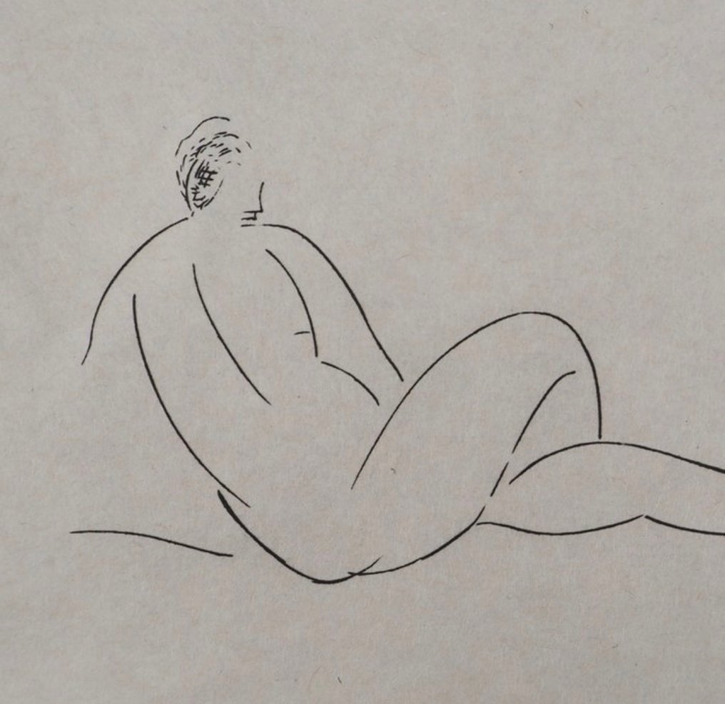 Amedeo Modigliani - Femme allongée de dos #1.0