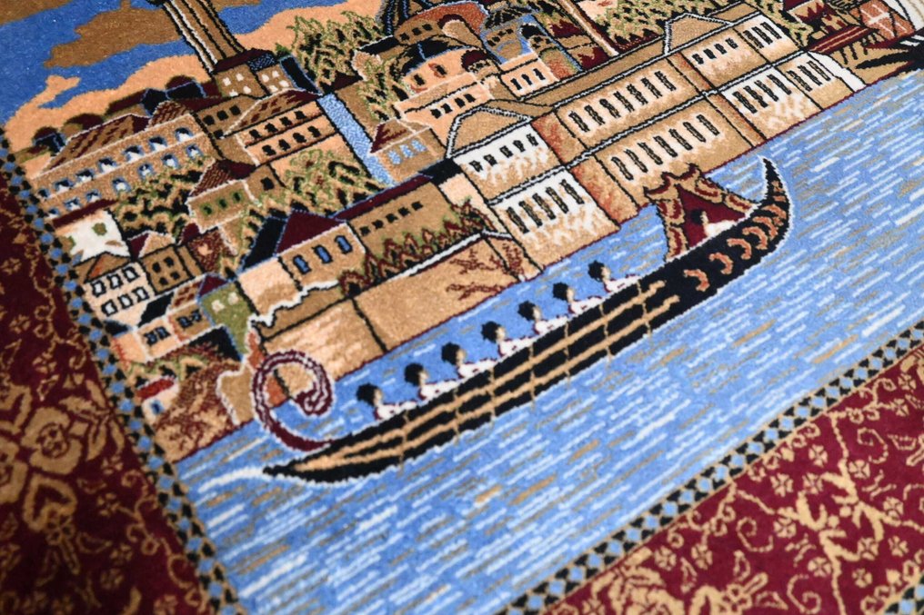 Εικόνα από μετάξι του Ιστανμπούλ. - Χαλί - 70 cm - 50 cm - αχρησιμοποίητη κατάσταση #3.2