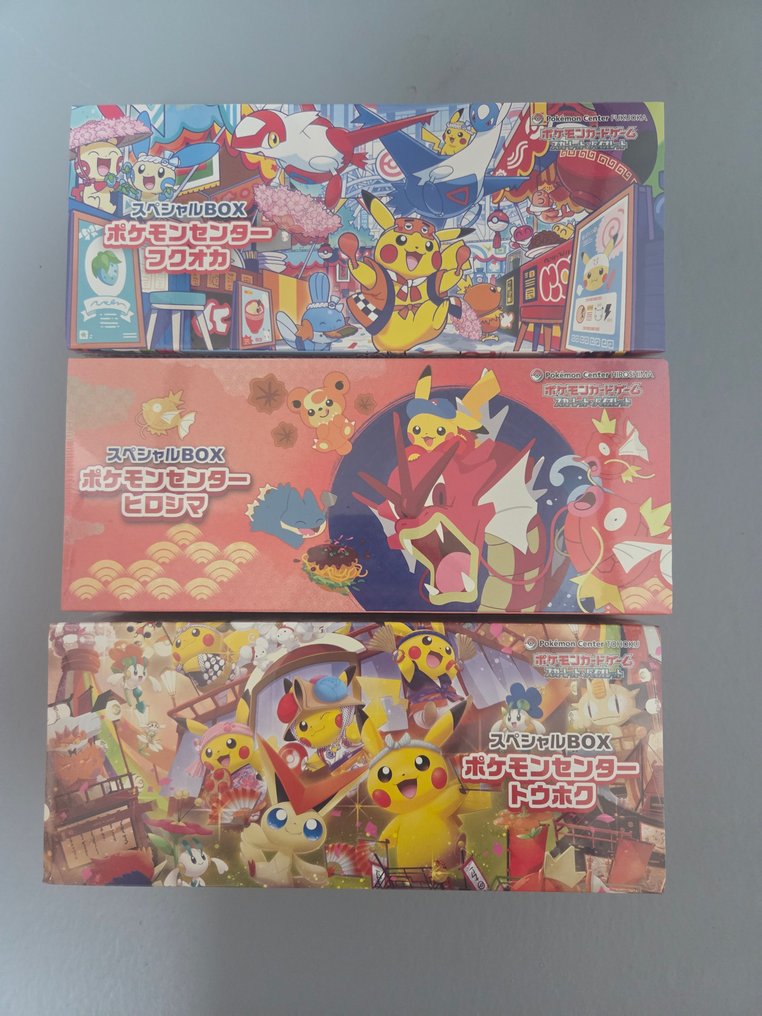 Pokémon - 3 Sealed box - Various sets #1.0