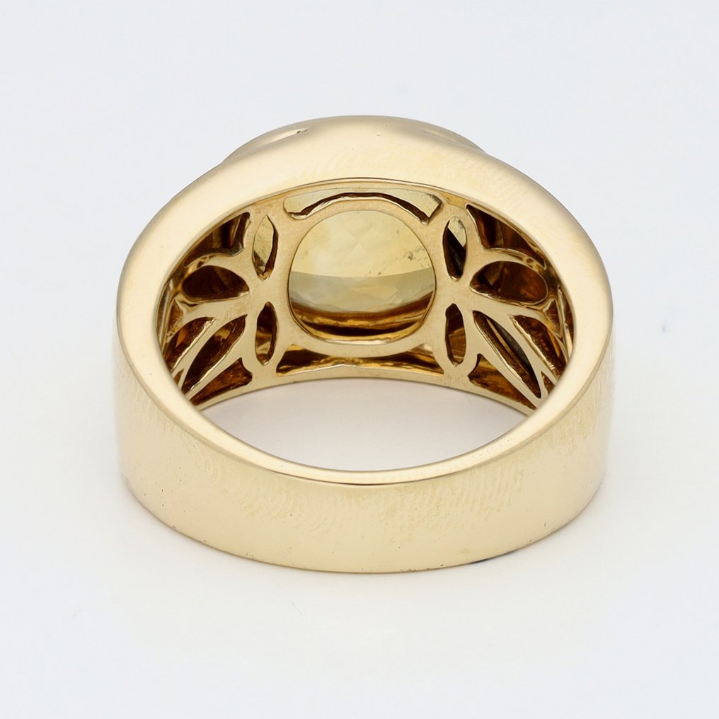Bague - 14 carats Or jaune Citrine #3.2