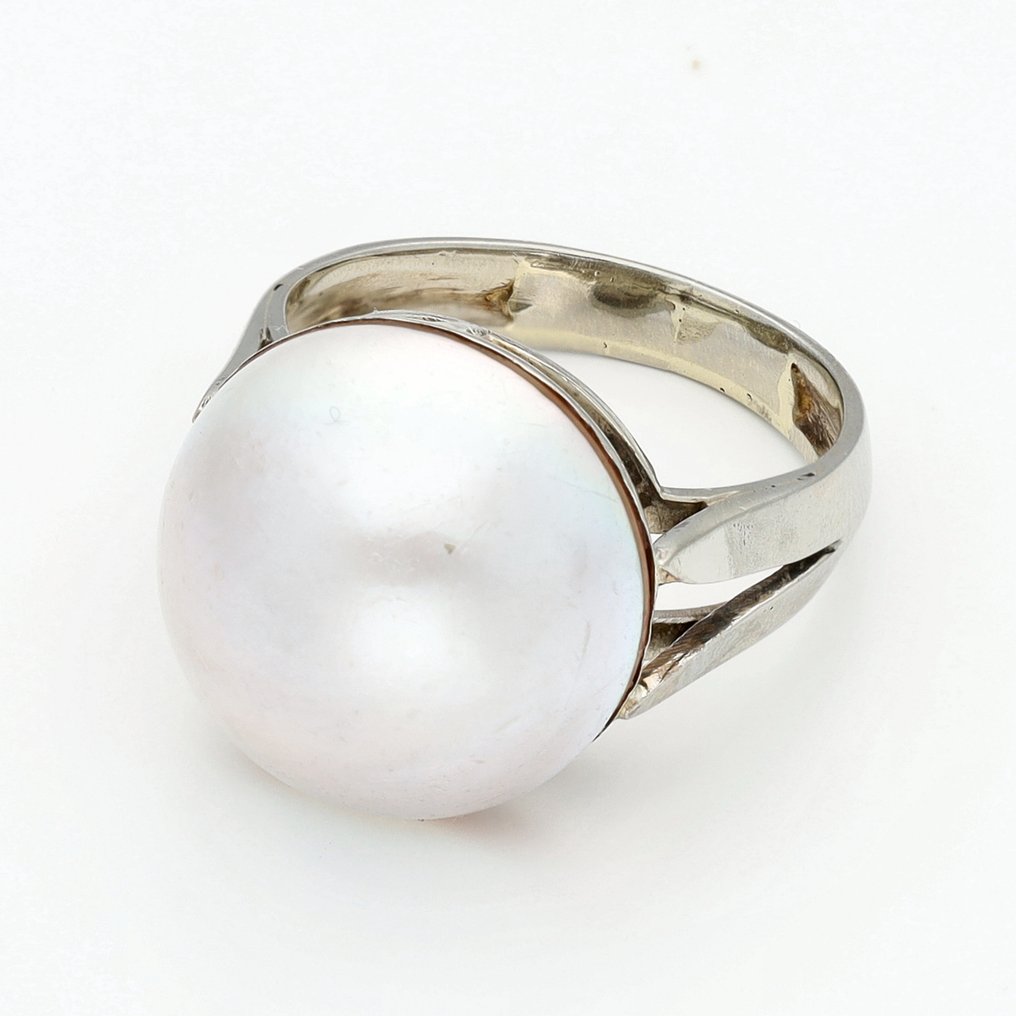 Ring - 14 karat Hvidguld #1.0