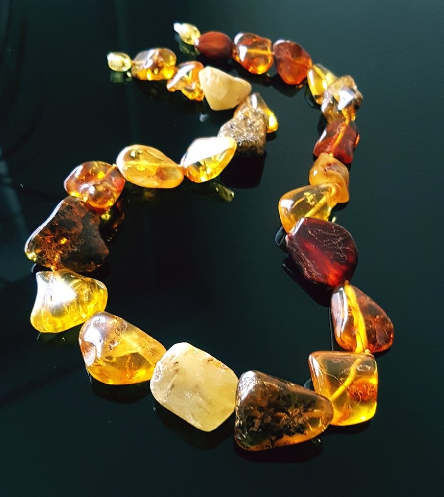 Amber 天然波罗的海琥珀项链- 53 g #1.0