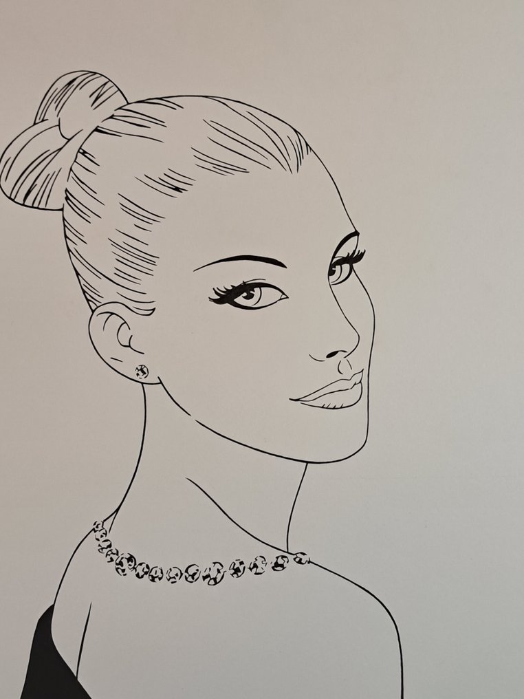 Zaniboni, Sergio - 1 Original drawing - Eva Kant: Lo Sguardo - 2013 #3.2