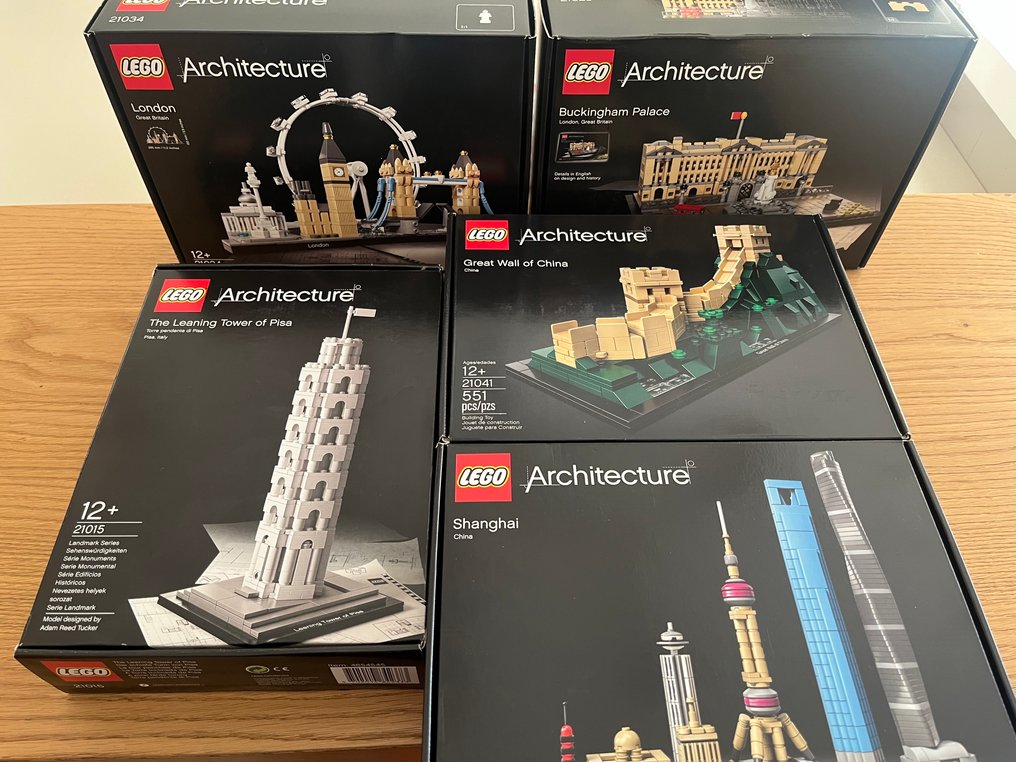 LEGO Set - Architecture - Bckingan Palace - Great Wall of China - Shanghai - London - Tower of Pisa #1.0
