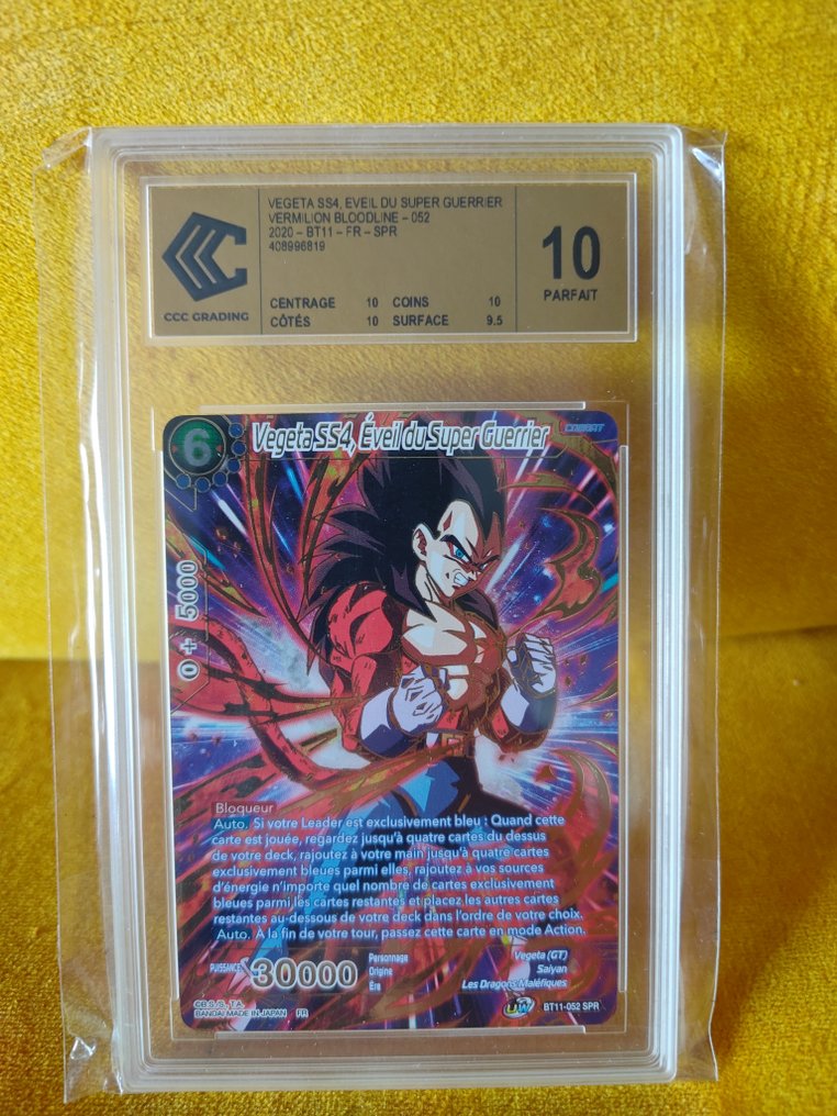 Bandai - 1 Graded card - Dragon Ball - Vegeta BT11-052 SPR Alternate art - CCC Pristine 10 #1.0