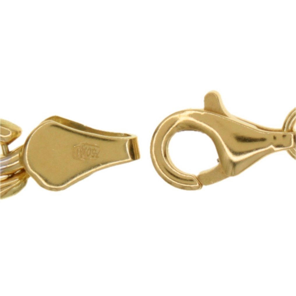 手鈪 - 18 克拉 黃金, 白金 #4.3