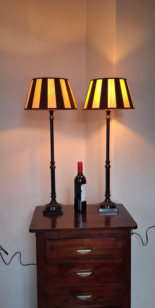 Bordlampe (2) - Metal sort - Inklusiv kappen XL #2.1