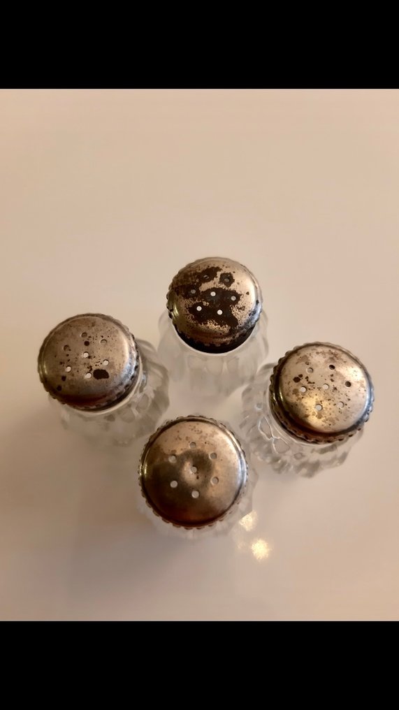 Christofle - Saliera (4) - .925 argento - Argento massiccio (925) #4.3