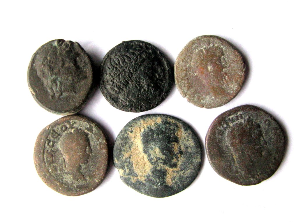 Római Birodalom (tartomány) Lot of 12 Æ coins 1st-3rd century AD  (Nincs minimálár) #1.0