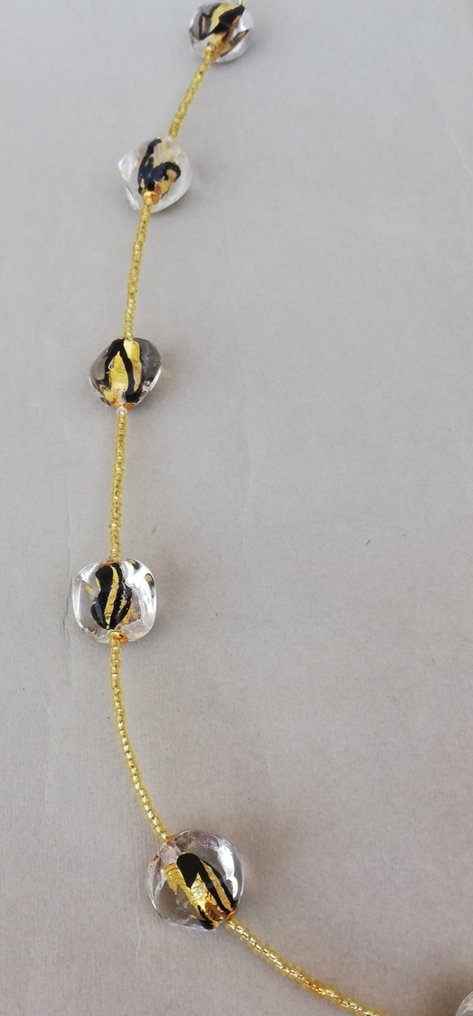 24 karat - Gulguld, Murano - Halskæde #1.0