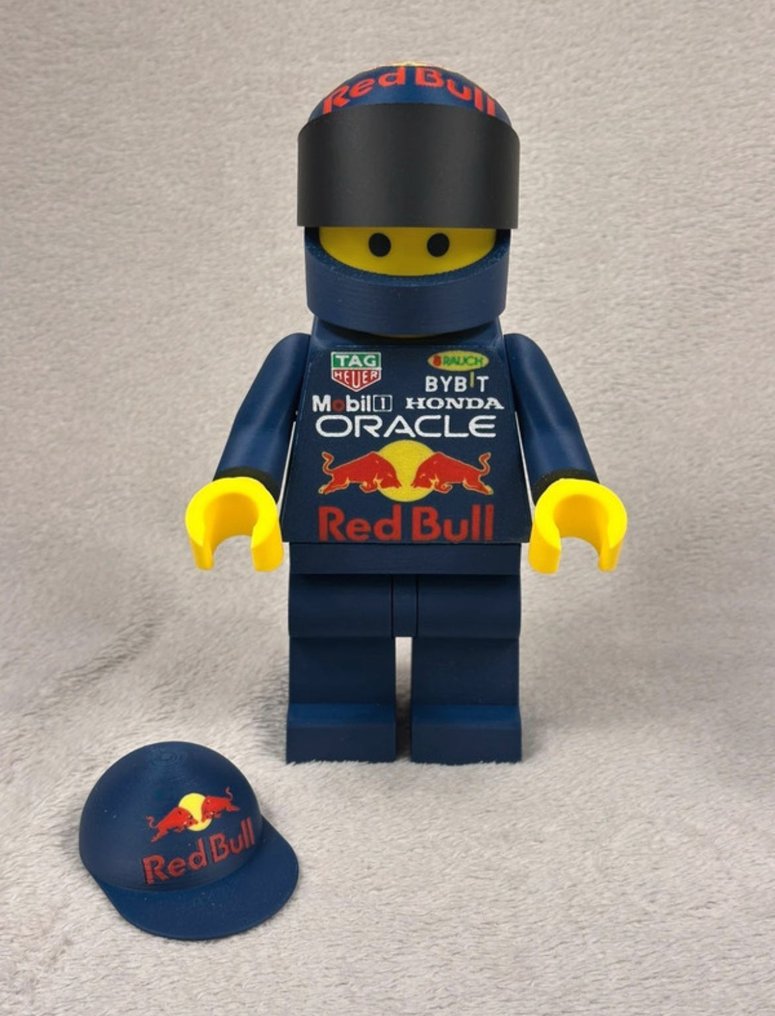 Lego Minifigure - Promotional - Formula 1 Red bull racing 23 cm #2.1