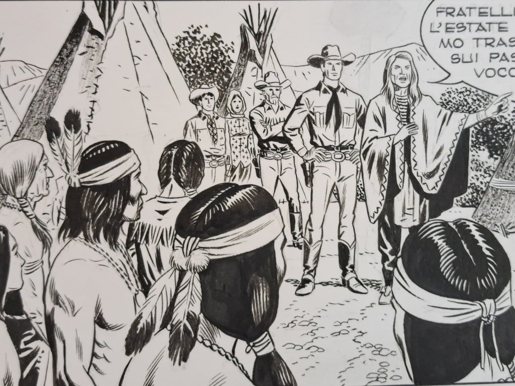 Civitelli, Fabio - 1 Original page - Tex: Il Segno di Yama - 2016 #2.1