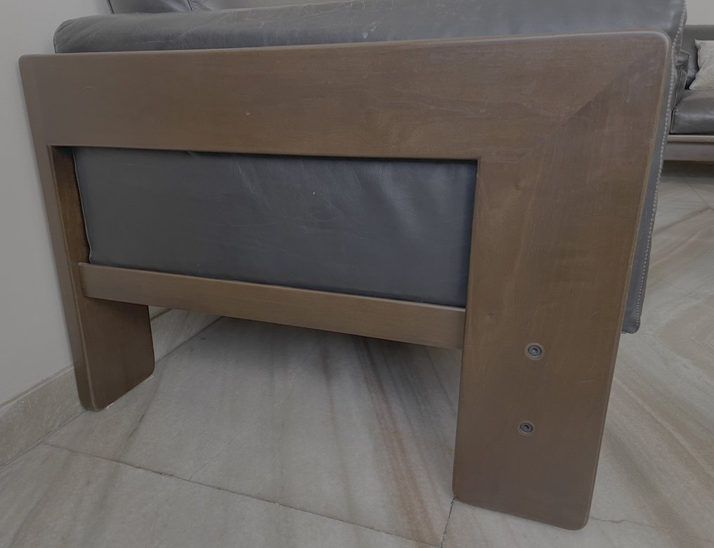 Gavina - Tobia Scarpa, Afra Scarpa - Szófa - Bőr, Fa #2.1