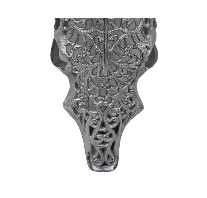 Decoración para pared - Cráneo de bisonte de plata #4.3