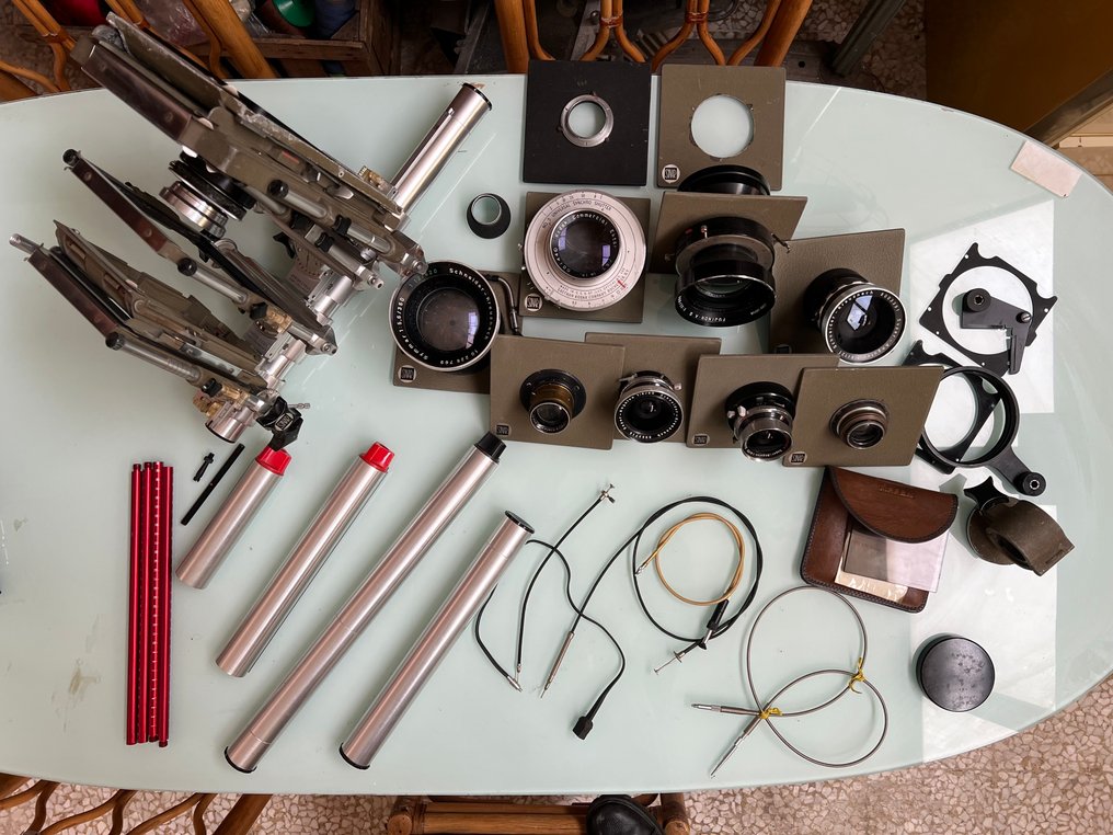 Sinar, Schneider Kreuznach, Carl Zeiss Jena, Kodak, Goerz Grande formato Large format camera #3.2