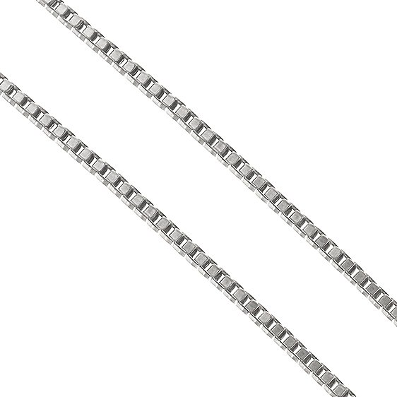 吊墜頸鏈 - 18 克拉 白金 -  0.04ct. tw. 鉆石 (天然)  #2.1