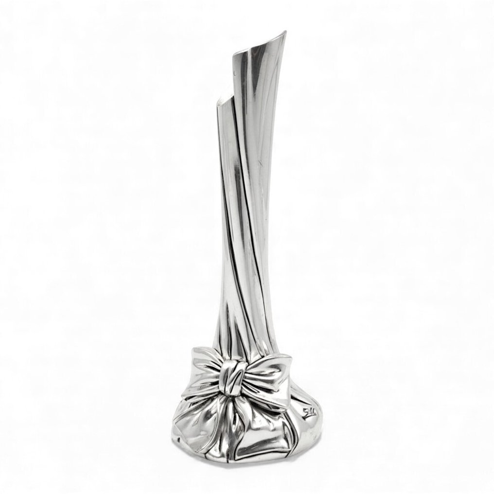 StilArte, Argento Italiano - 桌上用品套裝 - Collezione di 4x Decorazioni mod. "Fiocco di Natale", 1970s - 镀银 #2.1