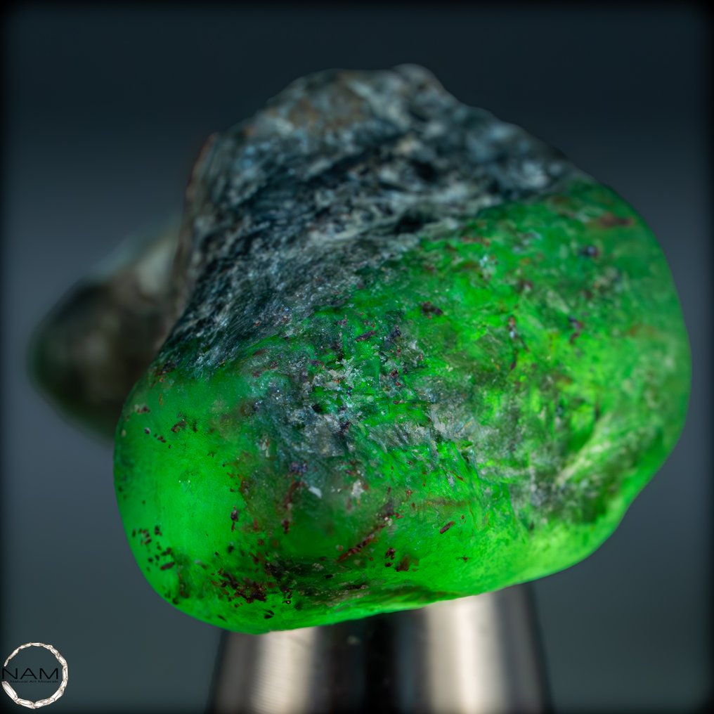 Φυσικός ακατέργαστος κρύσταλλος σμαράγδι με εκπληκτική ένταση χρώματος - 90,95 ct- 18.19 g #1.0