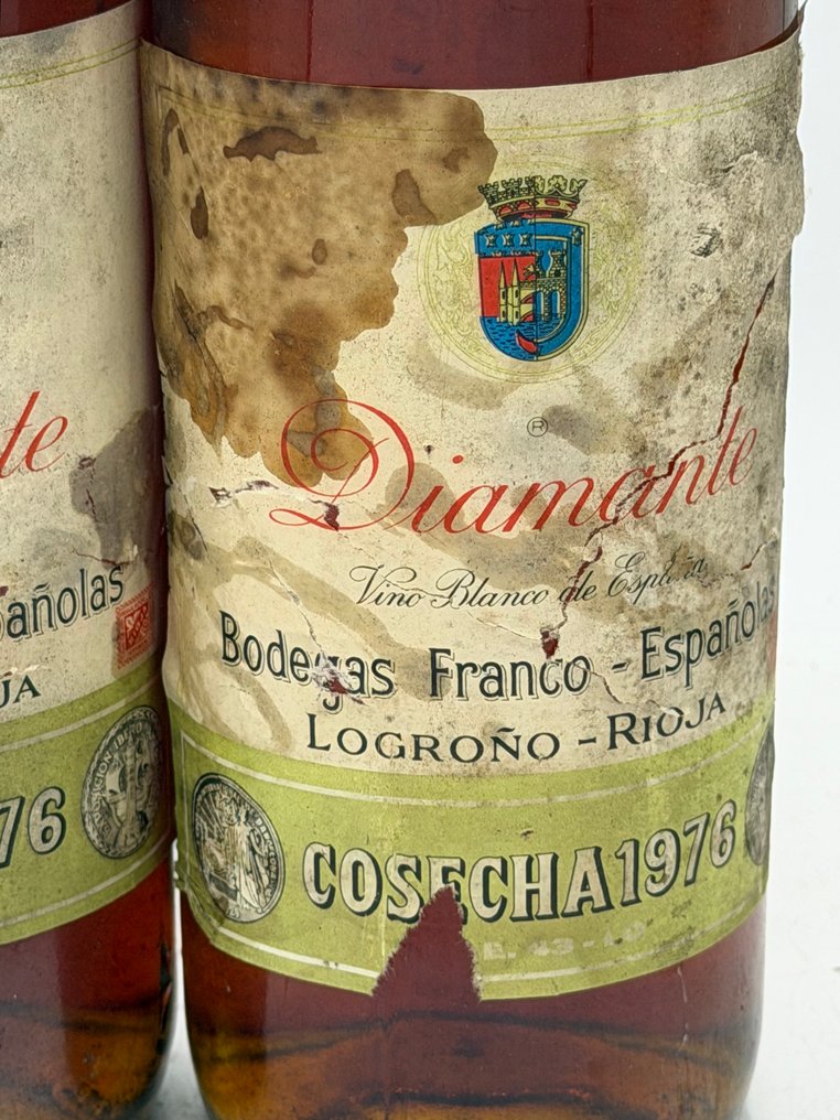 1976 Bodegas Franco-Españolas Diamante - Ριόχα Vino Blanco - 2 Bottles (0.75L) #2.1